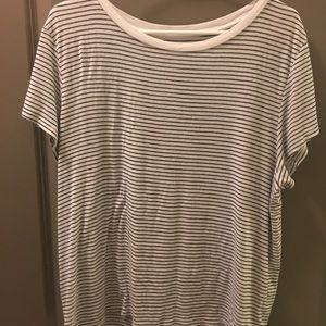 American eagle striped tee
